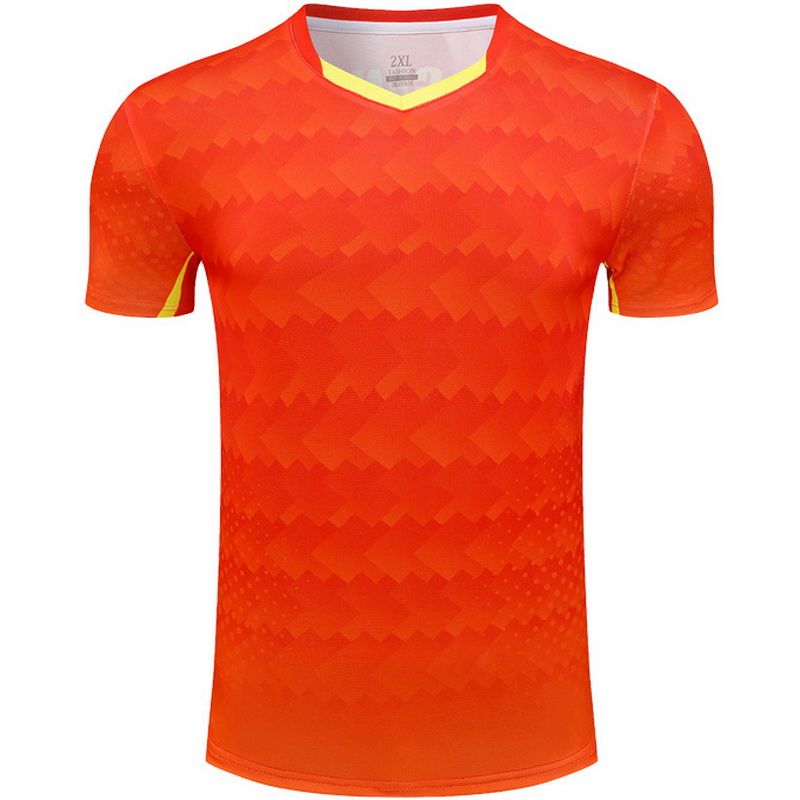 Orange Fashion Short Sleeve Shirt Third Men's Soccer Jersey