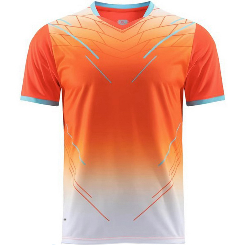 Orange/White Sports Merch Jersey Home Men's Soccer Shirt