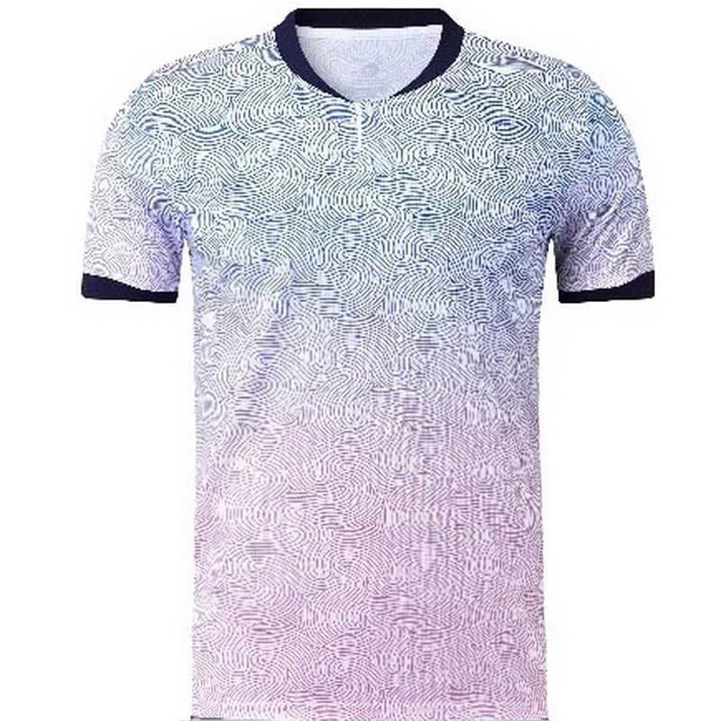 Pink Training Short Sleeve Shirt Home Kids Soccer Jersey
