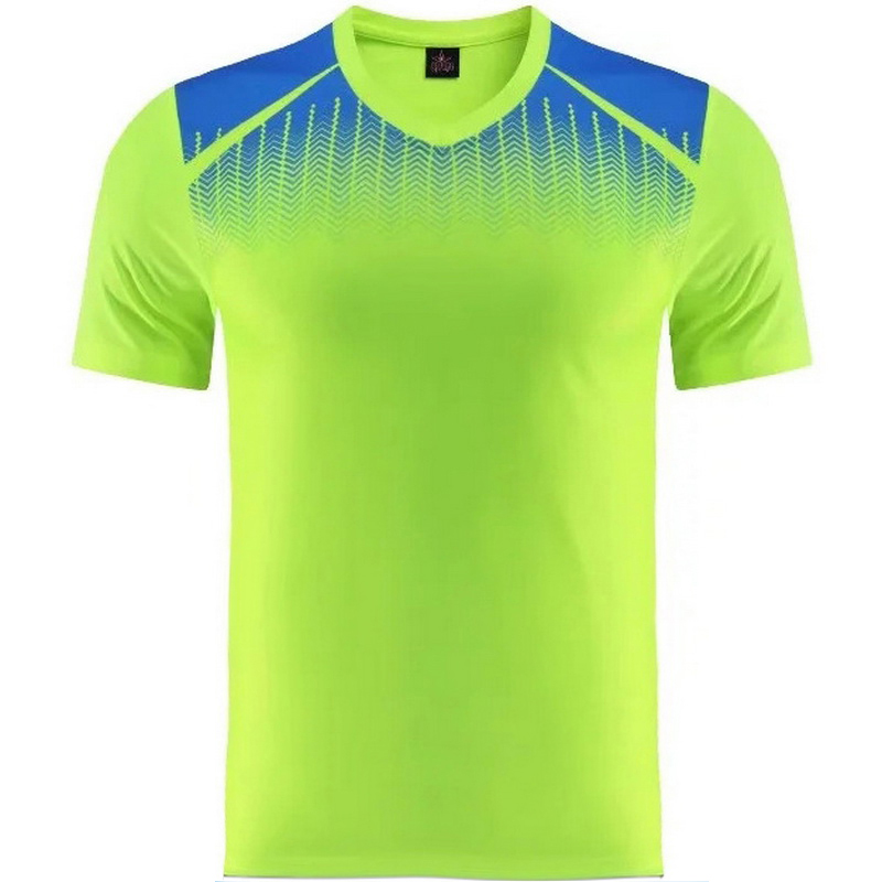 Green/Blue Sports V-Neck Jersey Home Kids Soccer Shirt