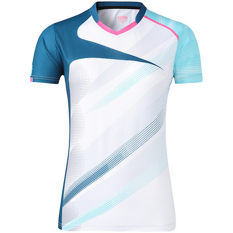 Teal/White Sports Merch Jersey Away Women's Soccer Shirt