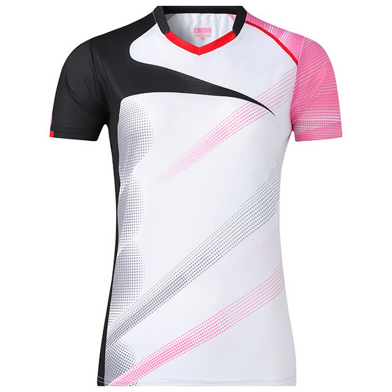Black/White Training V-Neck Shirt Third Women's Soccer Jersey